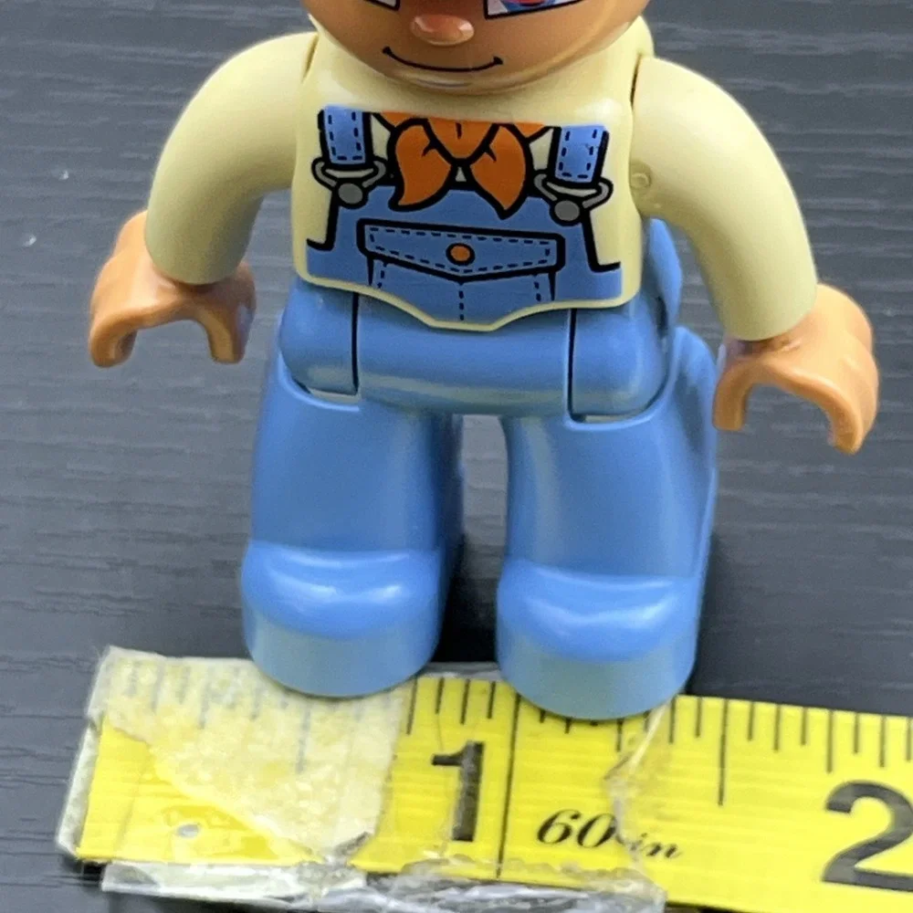 LEGO DUPLO Farmer Figures Lot of 2 Genuine Farm People Minifigures